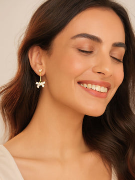 Bow Dangler Earrings