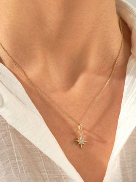 North Star AD Necklace Chain (Gold)