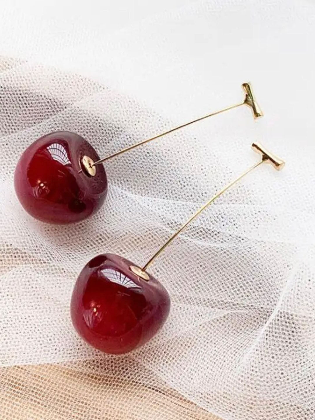 Cherry Dangler Earrings