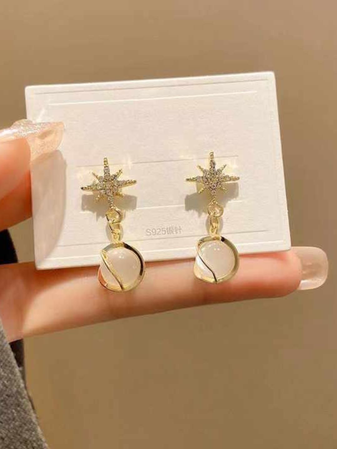 Star Drop Earrings
