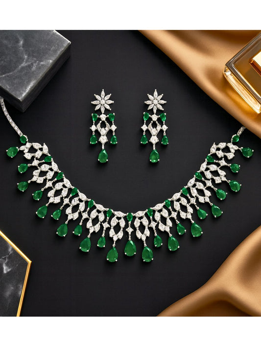 Luna AD Jewellery Set (Green)