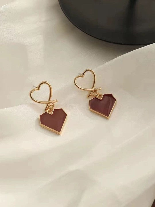 Maroon Heart Hoops