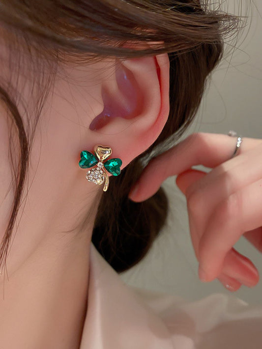 Green Clover AD Earrings