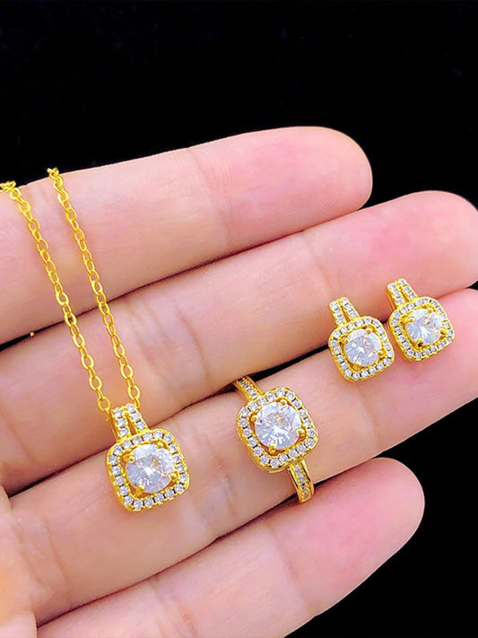 White AD Jewellery Set