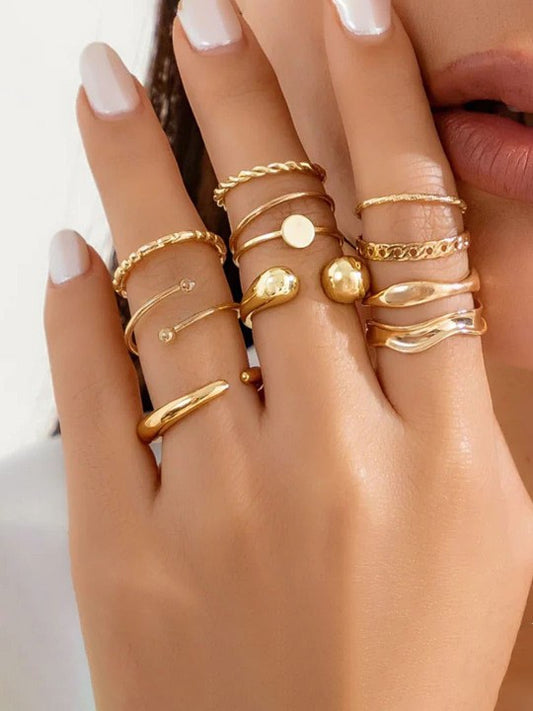 Daisy Ring Combo Set (Gold)