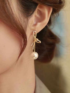 Bow Knot Dangler Earrings