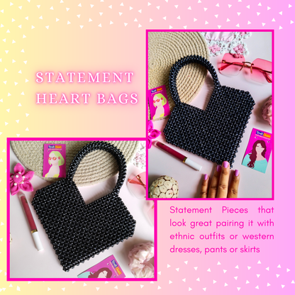 Black Heart Bag