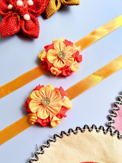 Haldi Mehendi Floral Jewelry: Set 2