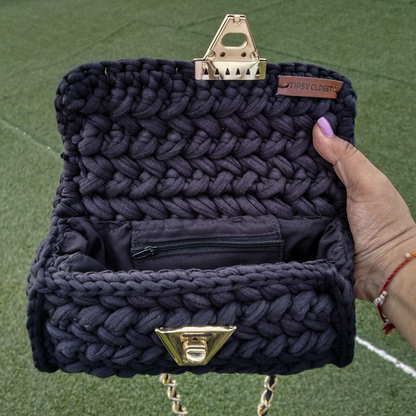 Black Magic Crochet Bag