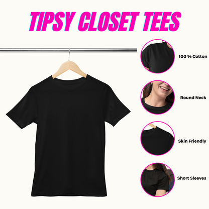 Solid Round Neck Tees