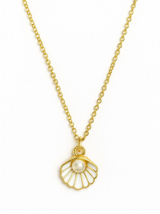 Shell Necklace Chain (Gold)
