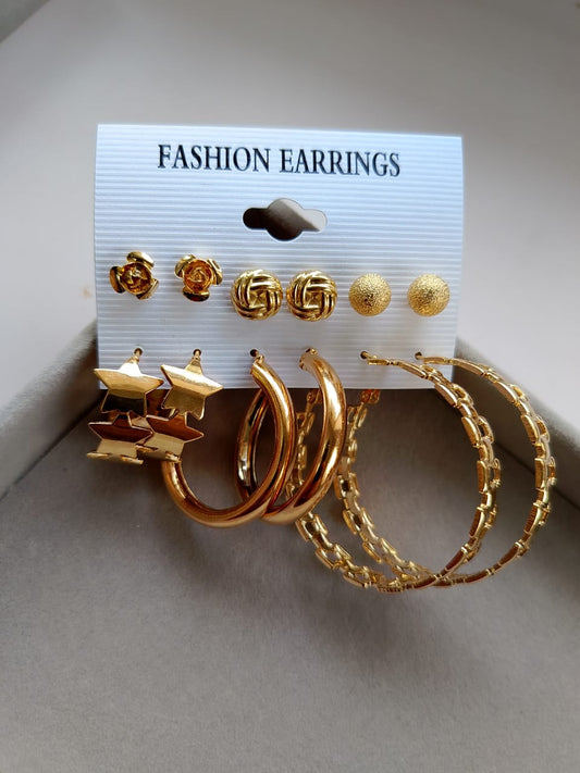 Earrings Combo Pack of 6 Earrings for Women and Girls