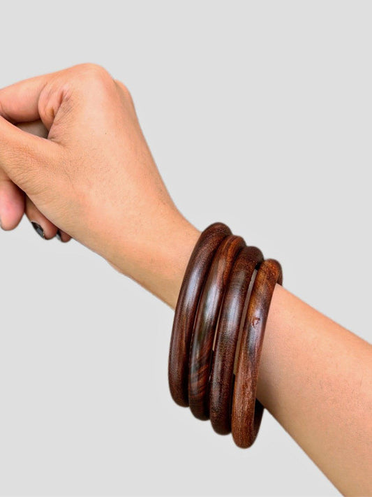 Viral Wooden Bangle Bracelet Stack
