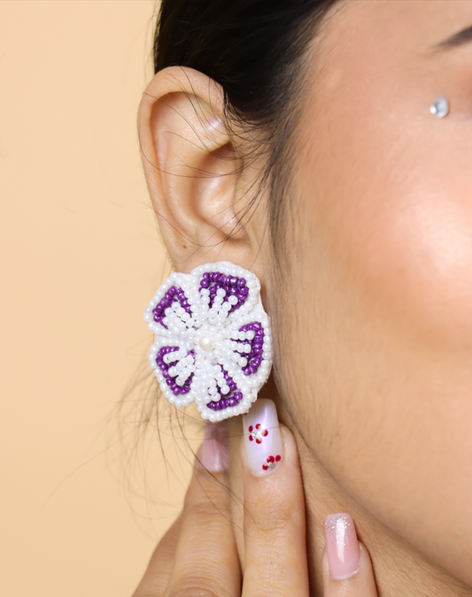 Floral Earring Set (Lilac)