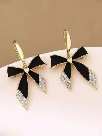 Black Bow Pookie Earrings